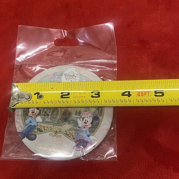 Tokyo Disney Resort 2024 TDS Fantasy Springs Hotel Tin Button New - Picture 7 of 8